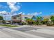 Charming downtown area featuring local businesses and vibrant streetscape with well-maintained buildings and lush landscaping at 111 E Monument Ave # 801, Kissimmee, FL 34741