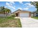 Charming single-story home with a two-car garage and a well-manicured lawn in a lovely neighborhood at 11715 Sindlesham Ct, Orlando, FL 32837