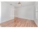 A bedroom with hardwood floors and great natural light at 1350 Lyndale Blvd, Winter Park, FL 32789