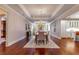 Formal dining room with hardwood floors and chandelier at 140 E Morse Blvd # C, Winter Park, FL 32789