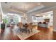 Open concept floorplan featuring a formal dining room, living room, and modern kitchen at 140 E Morse Blvd # C, Winter Park, FL 32789
