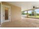 Enclosed patio has screens all around to keep the bugs out while you enjoy the outdoors at 18920 Overton St, Orlando, FL 32833