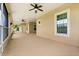 Spacious screened patio offers a relaxing space for outdoor enjoyment and entertaining at 18920 Overton St, Orlando, FL 32833