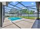 Backyard view of a screened in pool and patio with ample space for outdoor entertainment at 1930 Aster Dr, Winter Park, FL 32792