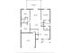 Detailed floor plan showcasing the layout of a home including bedrooms, living room, and kitchen at 2305 Ascot Ave, Orlando, FL 32833