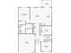 Detailed floor plan showcasing the layout of the primary bedroom, kitchen, living room, and attached garage at 3849 Kimbolton Way, Sanford, FL 32773