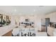 Beautiful kitchen with an island, stainless steel appliances, and modern finishes at 4200 Evernia Rd, Tavares, FL 32778