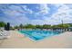 Bright and spacious swimming pool with multiple lanes and lounge chairs, offering a perfect spot for recreation and relaxation at 4509 Belkin Ct, Orlando, FL 32814