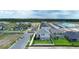 New home community featuring modern two-story homes with well-manicured lawns and walkable streets at 5310 Teirgarten St, St Cloud, FL 34771