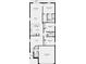 Detailed floor plan showcasing the layout of this beautiful home's kitchen, bedrooms, and primary suite at 7389 Capstone Dr, Groveland, FL 34736