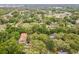 Expansive aerial view of a neighborhood with lush, mature trees, single-Gathering homes, and verdant landscaping at 1212 N Hudson St, Orlando, FL 32808