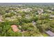The aerial view shows the area's mature trees, surrounding the residential properties at 1212 N Hudson St, Orlando, FL 32808