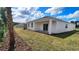 Enjoy the privacy of the home's backyard and outdoor living space at 1323 Wood Line Dr, Deland, FL 32720