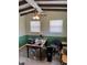 Office with light walls, ceiling fan and a ceiling with multiple beams at 2302 Greenwood St St, Deltona, FL 32738