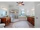 Expansive bathroom features a walk-in shower, soaking tub, and & vanities at 245 Meadow Bay Ct, Lake Mary, FL 32746