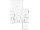 Detailed floor plan showcasing the layout of this home, including the screened patio, primary suite, and garage at 245 Meadow Bay Ct, Lake Mary, FL 32746