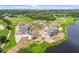 Stunning aerial view of the community, showcasing the beautiful homes and landscape at 4007 Grande Brick Loop # 13, Orlando, FL 32837