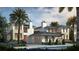 Luxurious home exterior with manicured landscaping, and a grand entrance at 4007 Grande Brick Loop # 13, Orlando, FL 32837