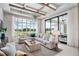 Spacious great room with modern decor, golf course and water views at 4007 Grande Brick Loop # 13, Orlando, FL 32837