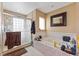 Bathroom featuring a walk-in shower, soaking tub, and a framed mirror at 425 Sterling Lake Dr, Ocoee, FL 34761