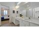 Double vanity bathroom with quartz countertops at 4429 Ganesha Loop, Kissimmee, FL 34746