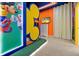 Fun themed bedroom with built-in bunk beds, cartoon character art, and a playful, colorful design at 4429 Ganesha Loop, Kissimmee, FL 34746