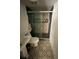 Modern bathroom featuring an updated shower, patterned floor tiles, sink and toilet at 63 Lake Wood Cir, Ocala, FL 34482