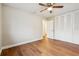 Spacious bedroom featuring hardwood floors and a ceiling fan at 941 Grey Oak Ct, Orlando, FL 32809