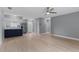 Open concept home featuring a kitchen, dining, and living room space at 1066 Swanson Dr, Deltona, FL 32738