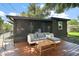 Outdoor living with lounge seating, deck and screened in patio at 116 E Lauren Ct, Fern Park, FL 32730
