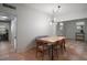 Cozy dining area with modern lighting fixture and stylish decor at 116 E Lauren Ct, Fern Park, FL 32730