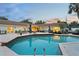 Backyard with a pool and multiple entertaining spaces at 1191 Banbury Trl, Maitland, FL 32751