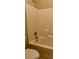 Close-up of a tiled shower/tub combination at 1354 Knollwood Dr, Davenport, FL 33837
