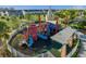 The community playground features a castle-themed play structure, slides, and shade, perfect for Gathering fun at 1592 Carey Palm Cir, Kissimmee, FL 34747