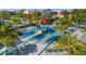 Fun splash pad area with colorful water features and plenty of seating for relaxation at 1592 Carey Palm Cir, Kissimmee, FL 34747