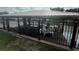 Secure boat lift in a fenced waterfront property at 1811 Missouri Ave, Sanford, FL 32771