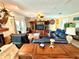 Comfortable living room with hardwood floors, brick fireplace, and ample seating at 1811 Missouri Ave, Sanford, FL 32771
