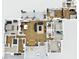 Detailed floor plan showcasing the layout of the home, including bedrooms, living spaces, and outdoor areas at 1845 Springhead Dr, Deltona, FL 32725