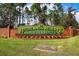 Welcoming Highlands Reserve Golf Community sign, with brick base and manicured landscaping at 204 Birkdale St, Davenport, FL 33897