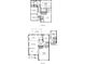 Detailed floor plan showcasing the layout of this two-story home, with multiple bedrooms and a spacious kitchen at 2056 Airedale Way, Lake Alfred, FL 33850
