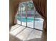 Sliding glass doors open to the pool area, offering easy access to outdoor fun at 2131 Kaylas Ct, Orlando, FL 32817