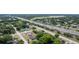 An aerial view captures the property's proximity to a major highway and the surrounding neighborhood at 226 Palmyra Dr, Orlando, FL 32807