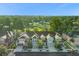 Aerial view of residential neighborhood with tree lined streets at 2261 Brookridge Trl, Sanford, FL 32773