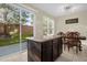 Dining area with table and view of the backyard at 2261 Brookridge Trl, Sanford, FL 32773