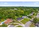 Beautiful aerial view of a home nestled among lush greenery and vibrant trees in a suburban neighborhood at 3016 Rogan Rd, Orlando, FL 32812