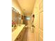 Bathroom featuring a vanity, tiled floors, shower and tub at 3539 Maple Ridge Loop, Kissimmee, FL 34741
