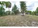 Large backyard featuring mature trees and ample space for outdoor activities, perfect for relaxation at 535 Romano Ave, Orlando, FL 32807