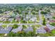 Extensive aerial view of neighborhood with manicured lawns and tree lined streets at 830 Hawkes Ave, Orlando, FL 32809
