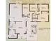 Detailed floor plan showcasing the layout of the home with labeled rooms and dimensions at 830 Hawkes Ave, Orlando, FL 32809