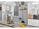 Basement featuring a laundry area and utility sink at 909 Hendon Place, Kissimmee, FL 34758